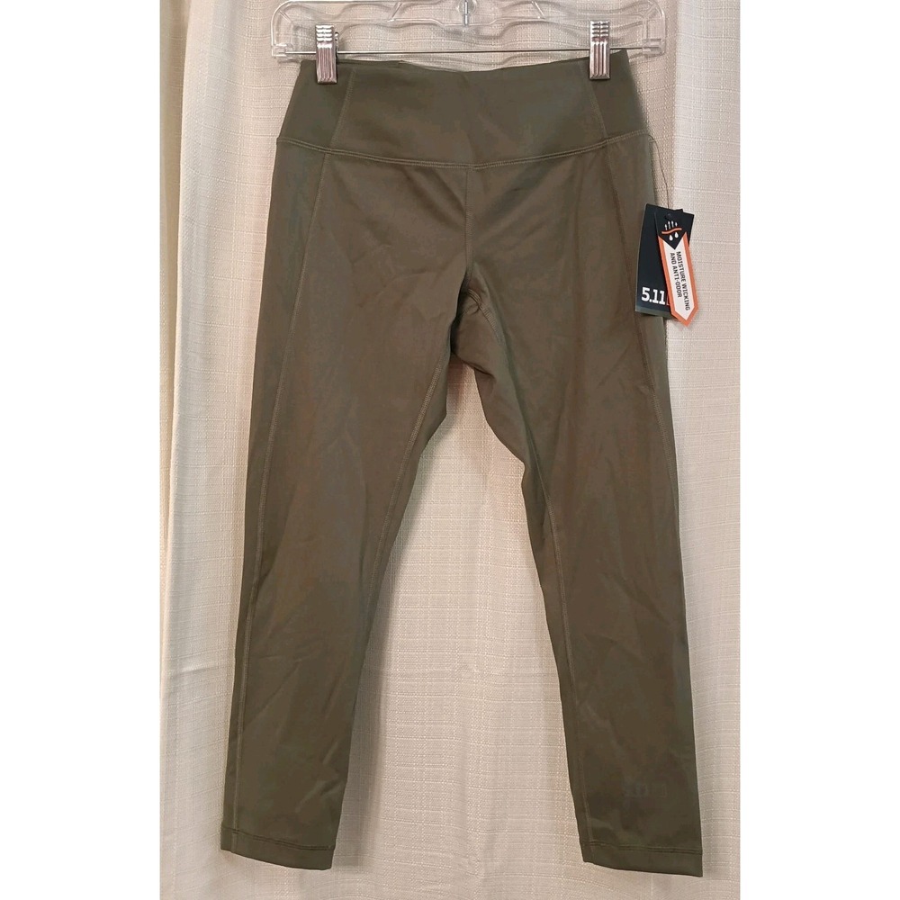 NWT Women's Green 5.11 Tactical Pants Leggings Size XS‎